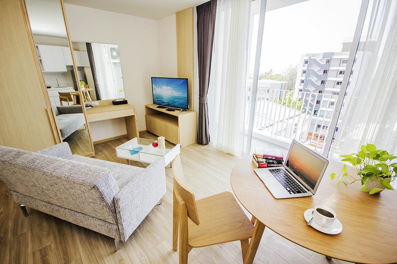 Karin Hotel & Service Apartment - Sha Extra Plus Si Racha Exteriör bild